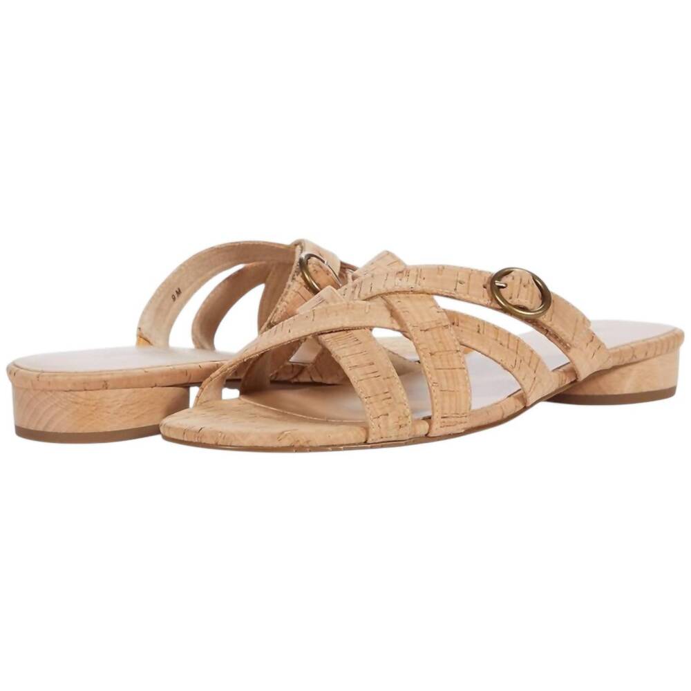 NEW VANELI women's brogan slide sandal in natural cork